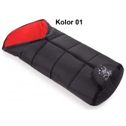 Uniwersalny cieplutki śpiworek polarowy 4w1 długość 108 cm ortalion